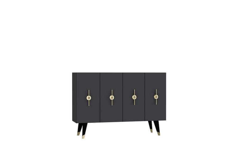 Varen Konsolipöytä 120 cm - Keltainend/Antrasiitti - Huonekalut - Pöytä & ruokailuryhmä - Apupöytä & sivupöytä - Konsolipöytä