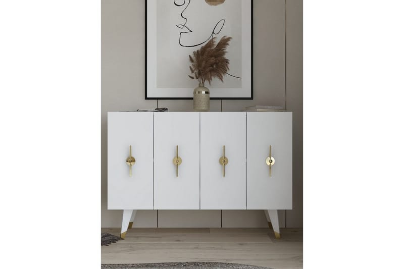 Varen Konsolipöytä 120 cm - Valkoinen - Huonekalut - Pöytä & ruokailuryhmä - Apupöytä & sivupöytä - Konsolipöytä