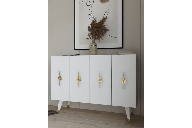 Varen Konsolipöytä 120 cm - Valkoinen - Huonekalut - Pöytä & ruokailuryhmä - Apupöytä & sivupöytä - Konsolipöytä