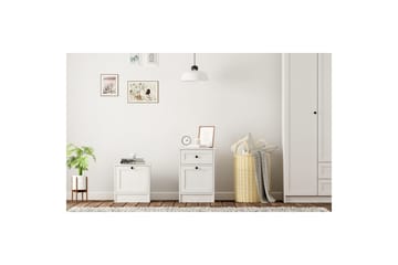 Varion Yöpöytä 45 cm - Matta Valkoinen - Huonekalut - Pöytä & ruokailuryhmä - Apupöytä & sivupöytä - Yöpöytä