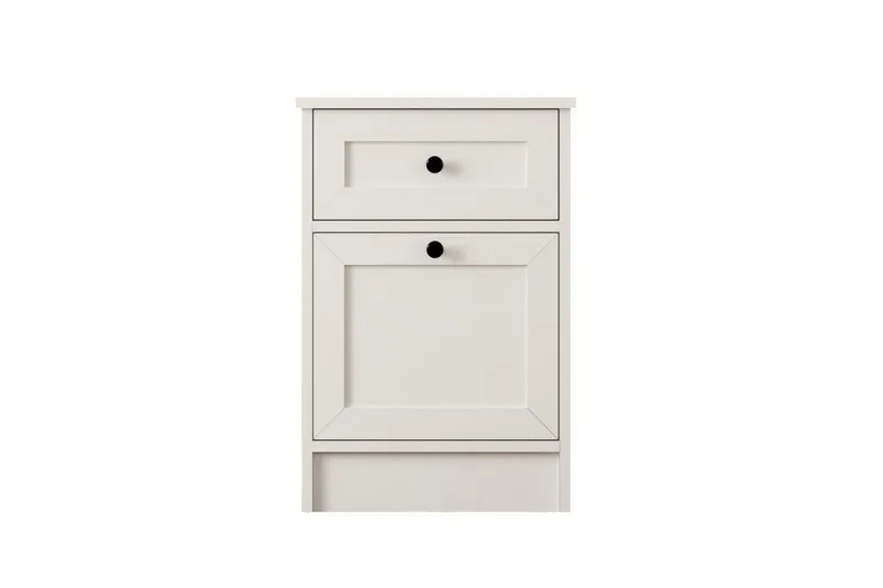 Varion Yöpöytä 45 cm, Matta Valkoinen