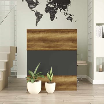 Vastaanottotiski Skye Decor Bren (90 x 110 x 44,5 cm) Baroq antrasiitti - Baroq/Antrasiitti - Huonekalut - Pöytä & ruokailuryhmä - Apupöytä & sivupöytä - Eteispöytä