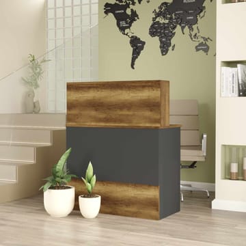 Vastaanottotiski Skye Decor Bren (90 x 110 x 44,5 cm) Baroq antrasiitti - Baroq/Antrasiitti - Huonekalut - Pöytä & ruokailuryhmä - Apupöytä & sivupöytä - Eteispöytä