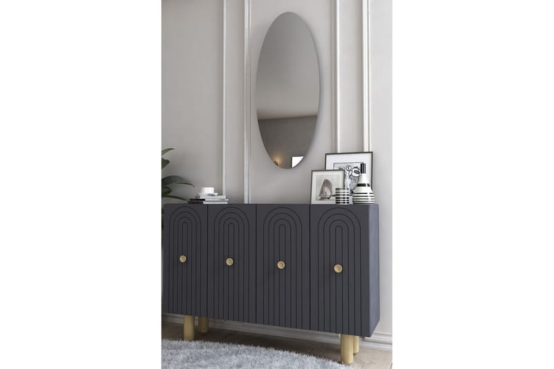 Velorae Konsolipöytä 120 cm - Antrasiitti - Huonekalut - Pöytä & ruokailuryhmä - Apupöytä & sivupöytä - Konsolipöytä