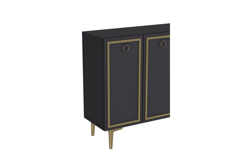 Velorae Konsolipöytä 120 cm - Antrasiitti/Keltainend - Huonekalut - Pöytä & ruokailuryhmä - Apupöytä & sivupöytä - Konsolipöytä