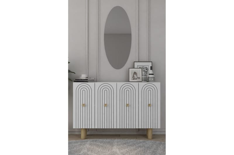 Velorae Konsolipöytä 120 cm - Valkoinen - Huonekalut - Pöytä & ruokailuryhmä - Apupöytä & sivupöytä - Konsolipöytä