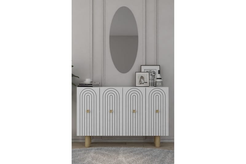 Velorae Konsolipöytä 120 cm - Valkoinen - Huonekalut - Pöytä & ruokailuryhmä - Apupöytä & sivupöytä - Konsolipöytä