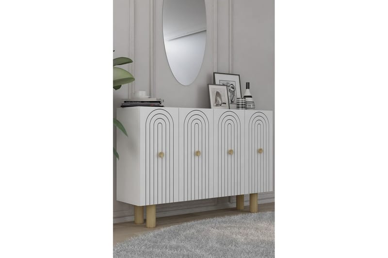 Velorae Konsolipöytä 120 cm - Valkoinen - Huonekalut - Pöytä & ruokailuryhmä - Apupöytä & sivupöytä - Konsolipöytä