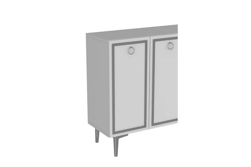 Velorae Konsolipöytä 120 cm - Valkoinen/Hopea - Huonekalut - Pöytä & ruokailuryhmä - Apupöytä & sivupöytä - Konsolipöytä