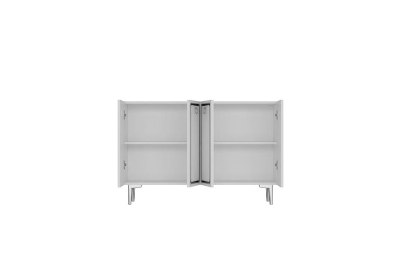 Velorae Konsolipöytä 120 cm - Valkoinen/Hopea - Huonekalut - Pöytä & ruokailuryhmä - Apupöytä & sivupöytä - Konsolipöytä