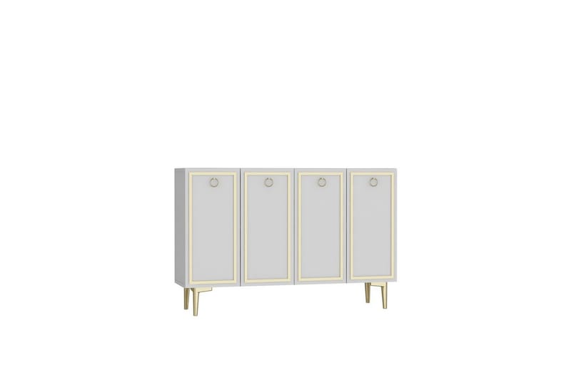 Velorae Konsolipöytä 120 cm - Valkoinen/Keltainend - Huonekalut - Pöytä & ruokailuryhmä - Apupöytä & sivupöytä - Konsolipöytä