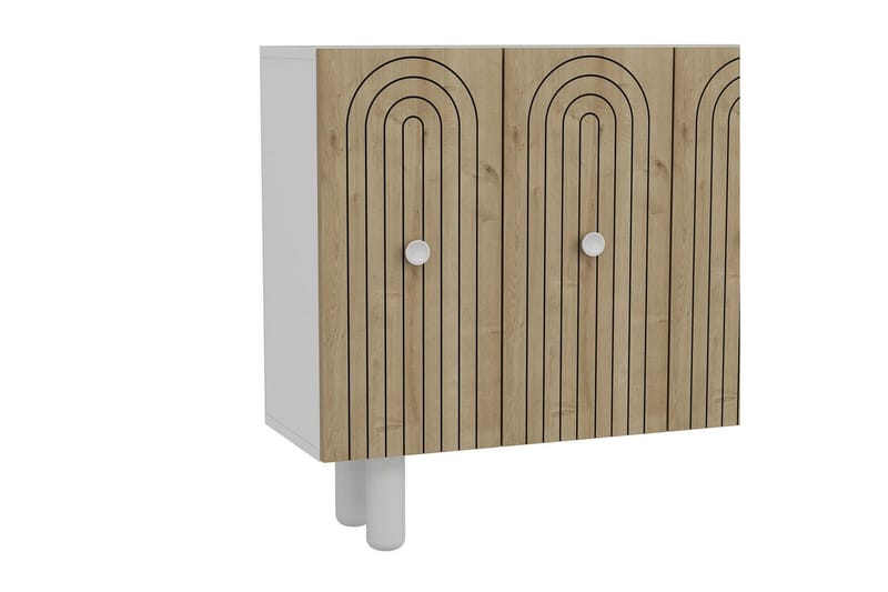 Velorae Konsolipöytä 120 cm - Valkoinen/Tammi - Huonekalut - Pöytä & ruokailuryhmä - Apupöytä & sivupöytä - Konsolipöytä