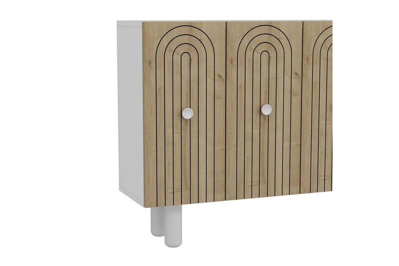 Velorae Konsolipöytä 120 cm - Valkoinen/Tammi - Huonekalut - Pöytä & ruokailuryhmä - Apupöytä & sivupöytä - Konsolipöytä