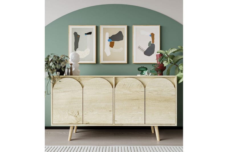 Venezia Konsolipöytä 150 cm - Ruskea - Huonekalut - Pöytä & ruokailuryhmä - Apupöytä & sivupöytä - Konsolipöytä