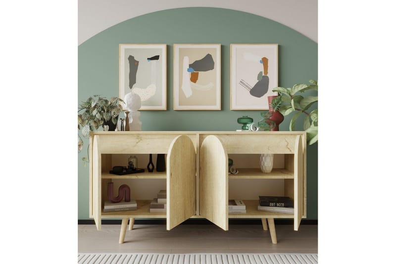 Venezia Konsolipöytä 150 cm - Ruskea - Huonekalut - Pöytä & ruokailuryhmä - Apupöytä & sivupöytä - Konsolipöytä