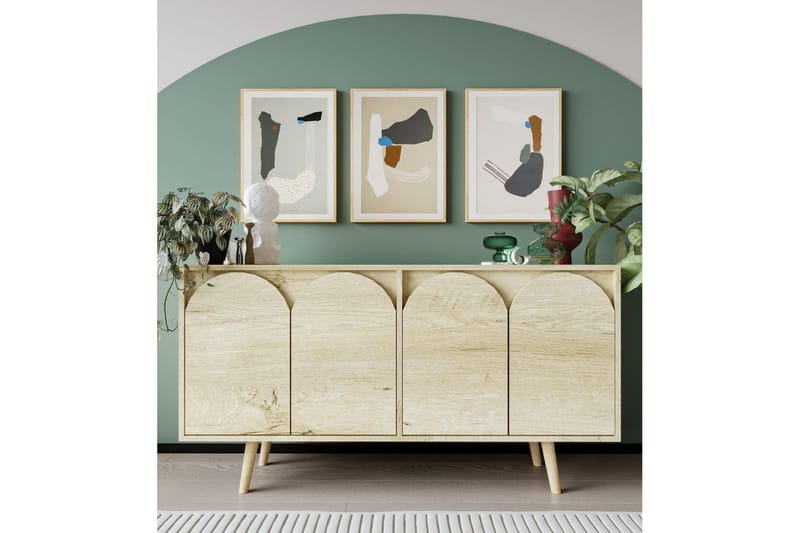 Venezia Konsolipöytä 150 cm - Ruskea - Huonekalut - Pöytä & ruokailuryhmä - Apupöytä & sivupöytä - Konsolipöytä