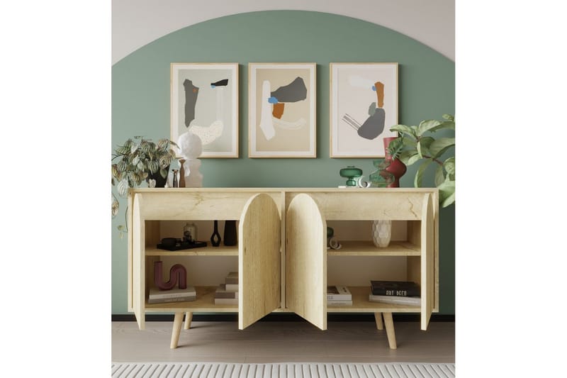 Venezia Konsolipöytä 150 cm - Ruskea - Huonekalut - Pöytä & ruokailuryhmä - Apupöytä & sivupöytä - Konsolipöytä