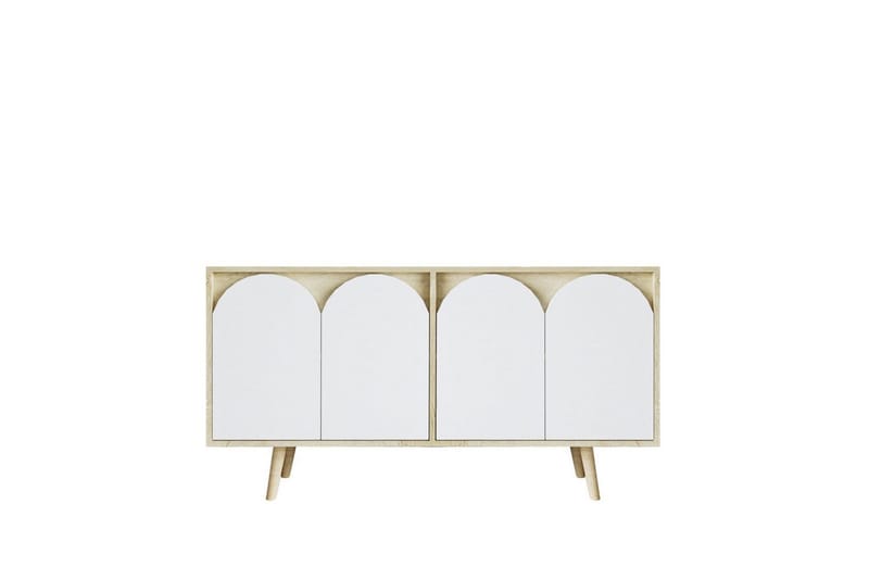 Venezia Konsolipöytä 150 cm - Ruskea/Valkoinen - Huonekalut - Pöytä & ruokailuryhmä - Apupöytä & sivupöytä - Konsolipöytä