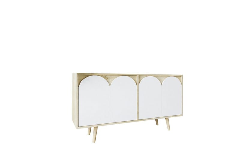 Venezia Konsolipöytä 150 cm - Ruskea/Valkoinen - Huonekalut - Pöytä & ruokailuryhmä - Apupöytä & sivupöytä - Konsolipöytä