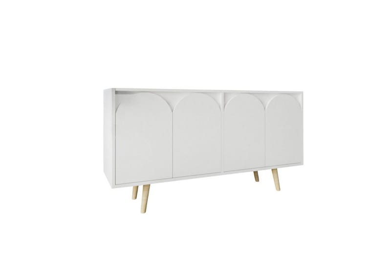 Venezia Konsolipöytä 150x150 cm - Valkoinen - Huonekalut - Pöytä & ruokailuryhmä - Apupöytä & sivupöytä - Konsolipöytä