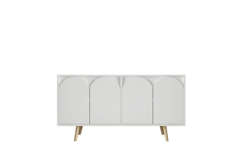 Venezia Konsolipöytä 150x150 cm, Valkoinen