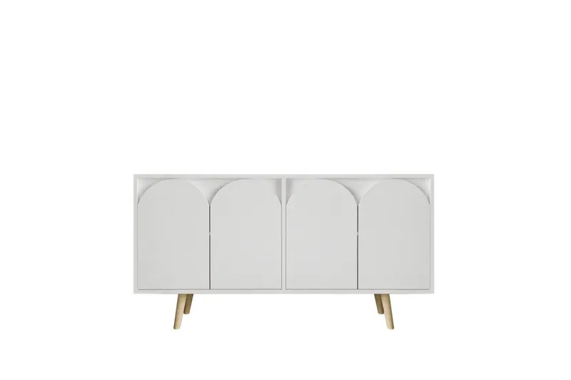 Venezia Konsolipöytä 150x150 cm - Valkoinen - Huonekalut - Pöytä & ruokailuryhmä - Apupöytä & sivupöytä - Konsolipöytä