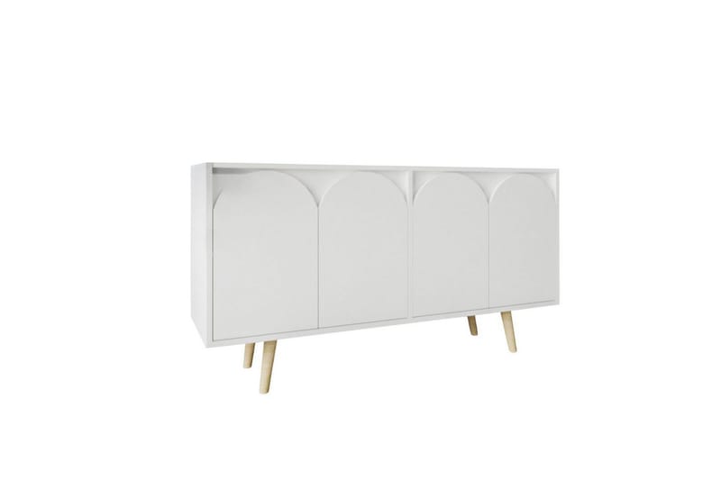 Venezia Konsolipöytä 150x150 cm - Valkoinen - Huonekalut - Pöytä & ruokailuryhmä - Apupöytä & sivupöytä - Konsolipöytä