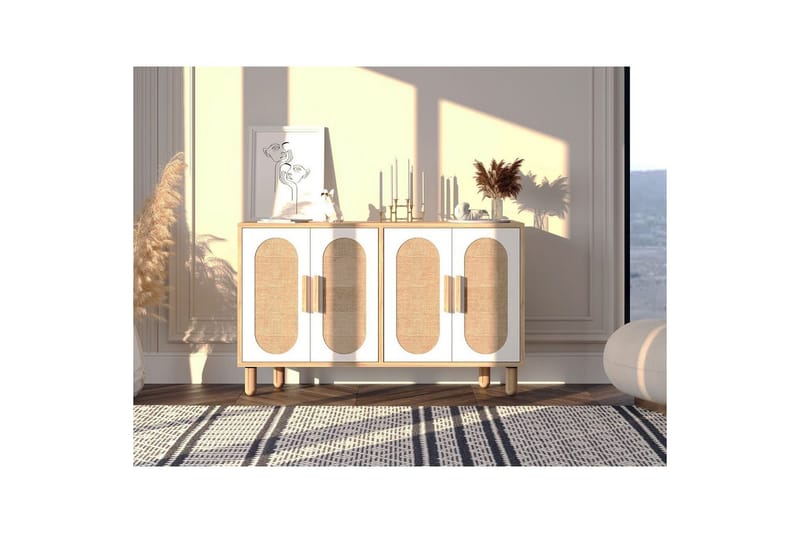 Veradia Konsolipöytä 120 cm - Tammi/Pähkinä - Huonekalut - Pöytä & ruokailuryhmä - Apupöytä & sivupöytä - Konsolipöytä