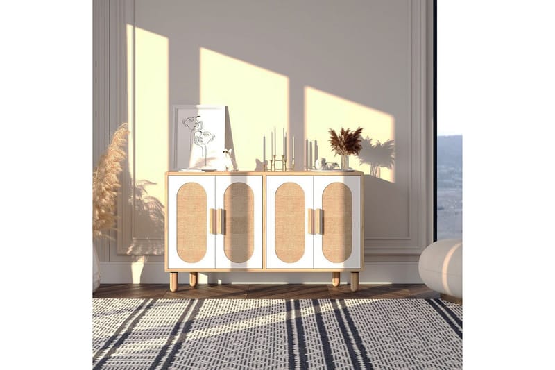 Veradia Konsolipöytä 120 cm - Tammi/Pähkinä - Huonekalut - Pöytä & ruokailuryhmä - Apupöytä & sivupöytä - Konsolipöytä