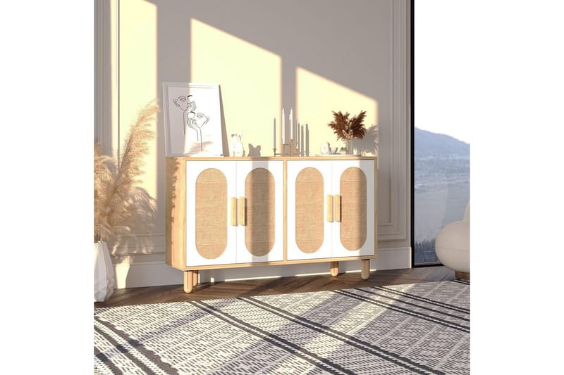 Veradia Konsolipöytä 120 cm - Tammi/Pähkinä - Huonekalut - Pöytä & ruokailuryhmä - Apupöytä & sivupöytä - Konsolipöytä