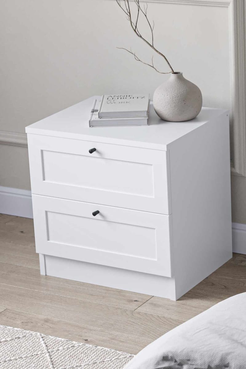 Veyloren tyynyliina 2-pakkaus 60x60 cm - Huonekalut - Pöytä & ruokailuryhmä - Apupöytä & sivupöytä - Yöpöytä