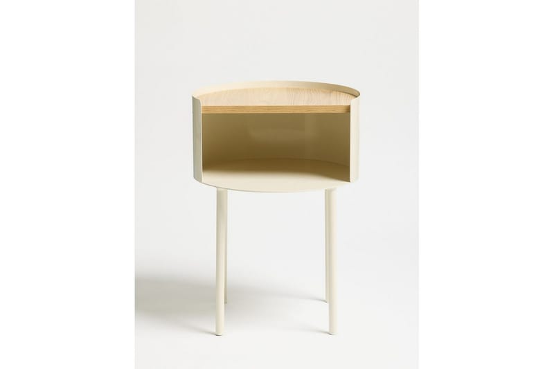 Veyric Sivupöytä 40 cm - Kerma - Huonekalut - Pöytä & ruokailuryhmä - Apupöytä & sivupöytä - Tarjotinpöytä & pikkupöytä