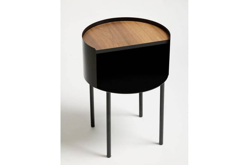 Veyric Sivupöytä 40 cm - Musta - Huonekalut - Pöytä & ruokailuryhmä - Apupöytä & sivupöytä - Tarjotinpöytä & pikkupöytä