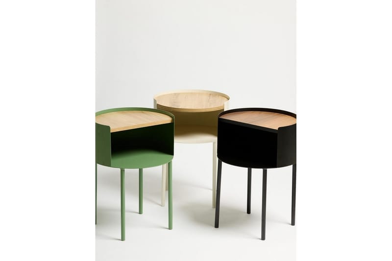 Veyric Sivupöytä 40 cm - Musta - Huonekalut - Pöytä & ruokailuryhmä - Apupöytä & sivupöytä - Tarjotinpöytä & pikkupöytä