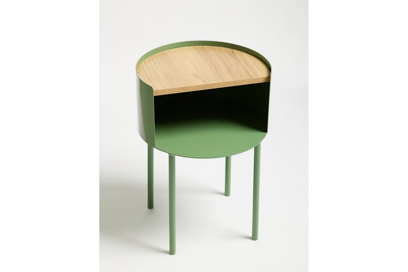 Veyric Sivupöytä 40 cm - Vihreä - Huonekalut - Pöytä & ruokailuryhmä - Apupöytä & sivupöytä - Tarjotinpöytä & pikkupöytä