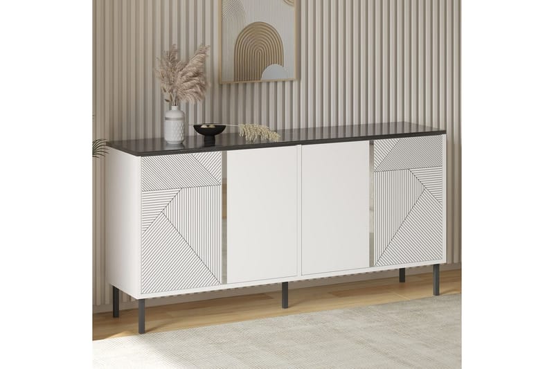 Veyricon Konsolipöytä 150 cm - Valkoinen - Huonekalut - Pöytä & ruokailuryhmä - Apupöytä & sivupöytä - Konsolipöytä