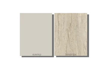 Veyron Konsolipöytä 180 cm - Beige/Hiekkakivi - Huonekalut - Pöytä & ruokailuryhmä - Apupöytä & sivupöytä - Eteispöytä