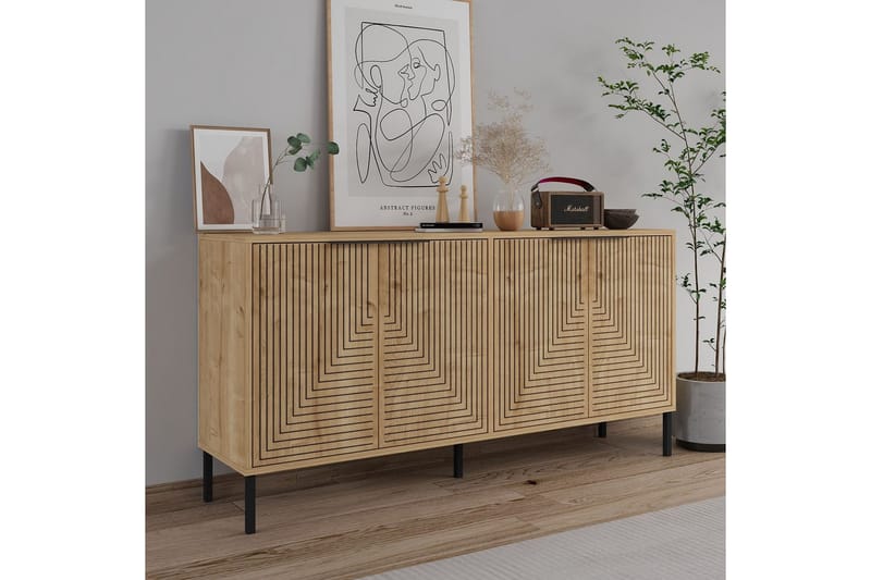 Vionis Konsolipöytä 150 cm - Tammi - Huonekalut - Pöytä & ruokailuryhmä - Apupöytä & sivupöytä - Konsolipöytä