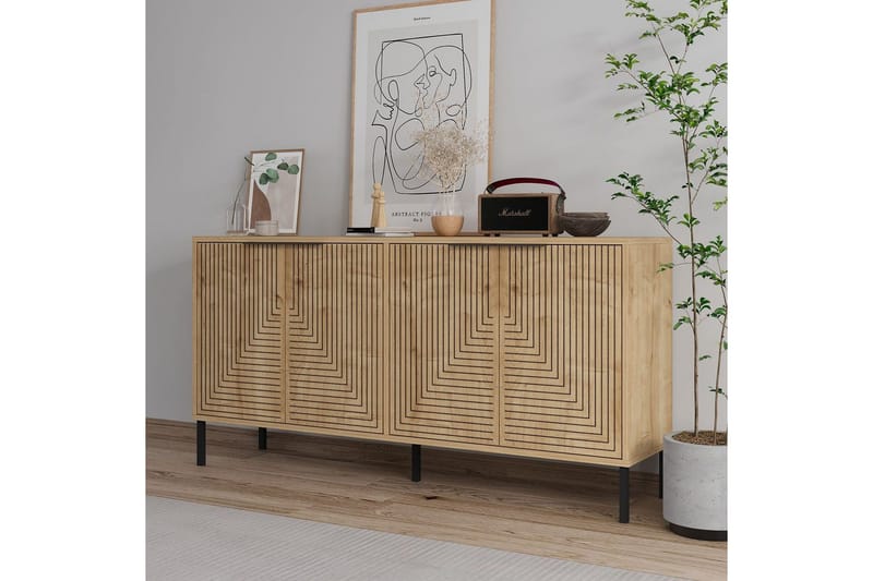 Vionis Konsolipöytä 150 cm - Tammi - Huonekalut - Pöytä & ruokailuryhmä - Apupöytä & sivupöytä - Konsolipöytä