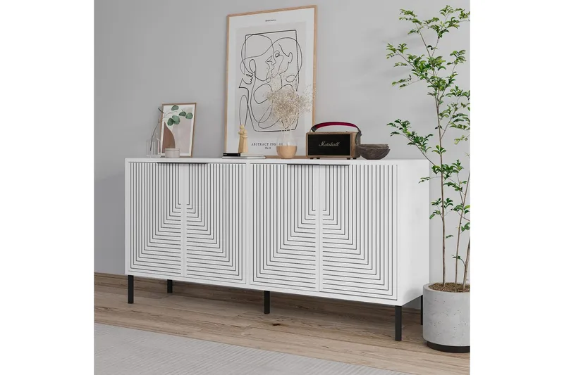 Vionis Konsolipöytä 150 cm - Valkoinen - Huonekalut - Pöytä & ruokailuryhmä - Apupöytä & sivupöytä - Konsolipöytä