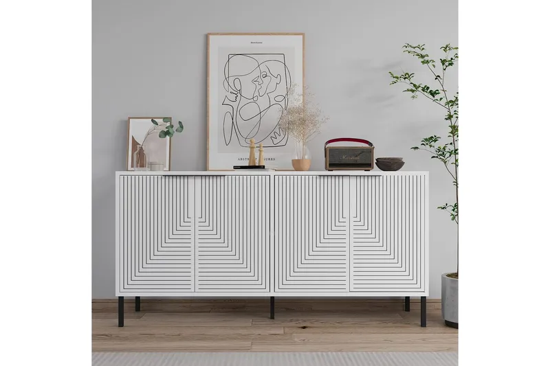 Vionis Konsolipöytä 150 cm, Valkoinen