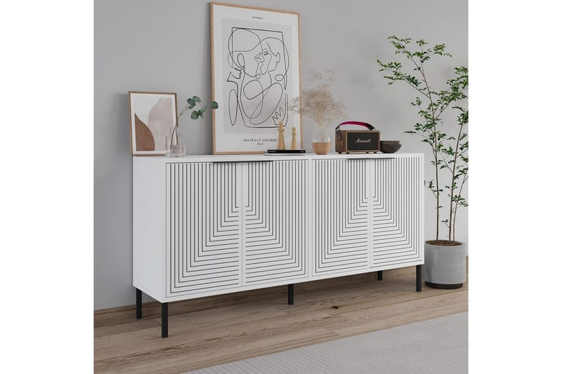 Vionis Konsolipöytä 150 cm - Valkoinen - Huonekalut - Pöytä & ruokailuryhmä - Apupöytä & sivupöytä - Konsolipöytä