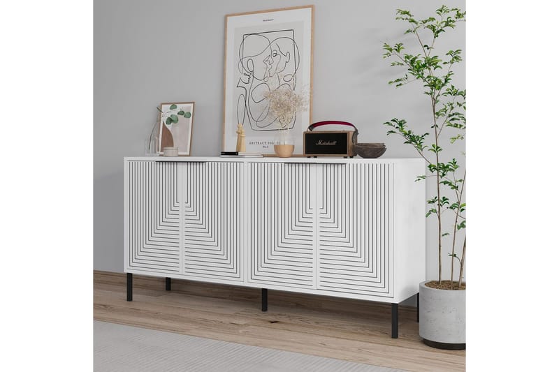 Vionis Konsolipöytä 150 cm - Valkoinen - Huonekalut - Pöytä & ruokailuryhmä - Apupöytä & sivupöytä - Konsolipöytä