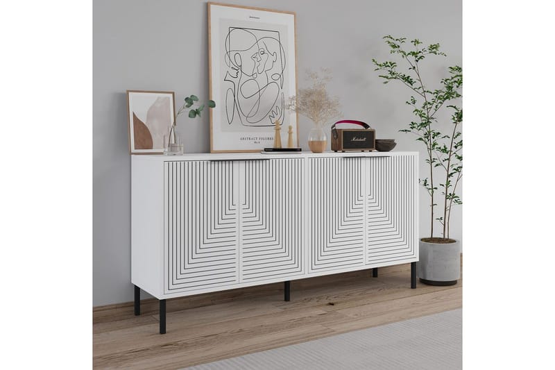 Vionis Konsolipöytä 150 cm - Valkoinen - Huonekalut - Pöytä & ruokailuryhmä - Apupöytä & sivupöytä - Konsolipöytä