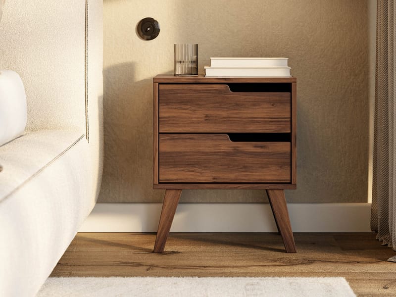 Virello Yöpöytä 45 cm - ruskea - Huonekalut - Pöytä & ruokailuryhmä - Apupöytä & sivupöytä - Yöpöytä