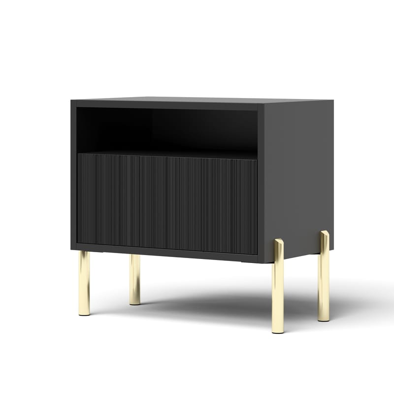 Virmani Yöpöytä 47 cm, Musta