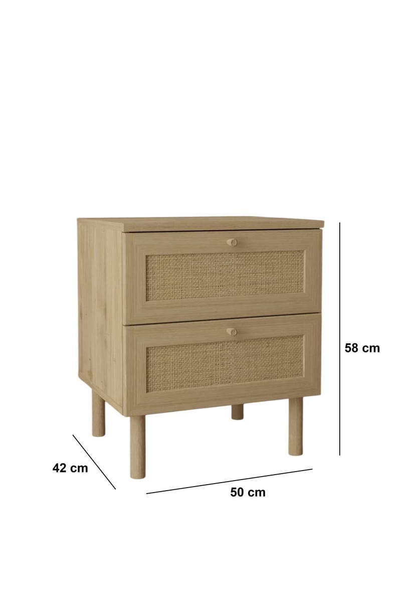 Wonthaggi yöpöytä 52 cm - Huonekalut - Pöytä & ruokailuryhmä - Apupöytä & sivupöytä - Yöpöytä