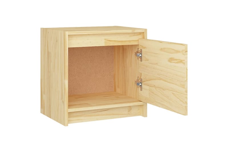 Yöpöydät 2 kpl 40x30,5x40 cm täysi mänty - Ruskea - Huonekalut - Pöytä & ruokailuryhmä - Apupöytä & sivupöytä - Yöpöytä