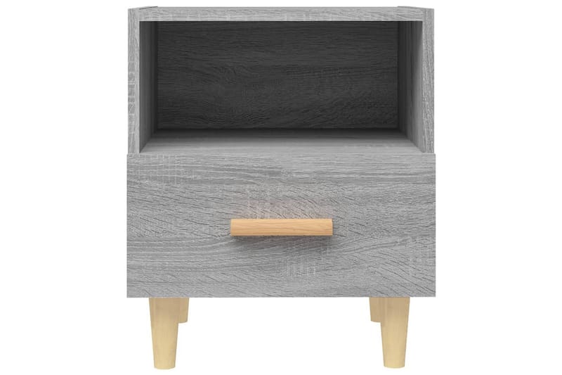 Yöpöydät 2 kpl harmaa Sonoma 40x35x47 cm - Harmaa - Huonekalut - Pöyt�ä & ruokailuryhmä - Apupöytä & sivupöytä - Yöpöytä