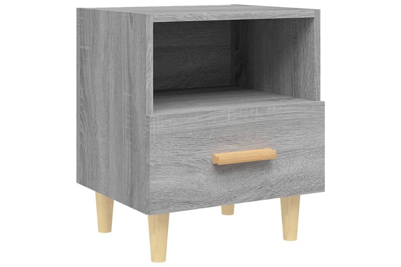 Yöpöydät 2 kpl harmaa Sonoma 40x35x47 cm - Harmaa - Huonekalut - Pöytä & ruokailuryhmä - Apupöytä & sivupöytä - Yöpöytä